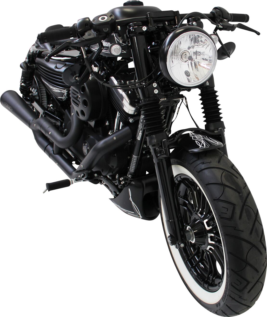 CULT WERK HEADLIGHT 7" BK/CLEAR HD-UNI004