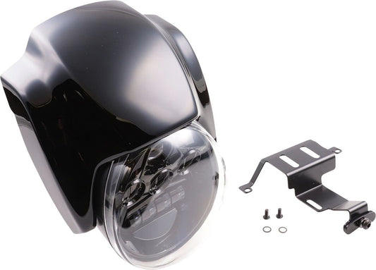 CULT WERK Headlight KT W/LED BK SPS HD-SPS016