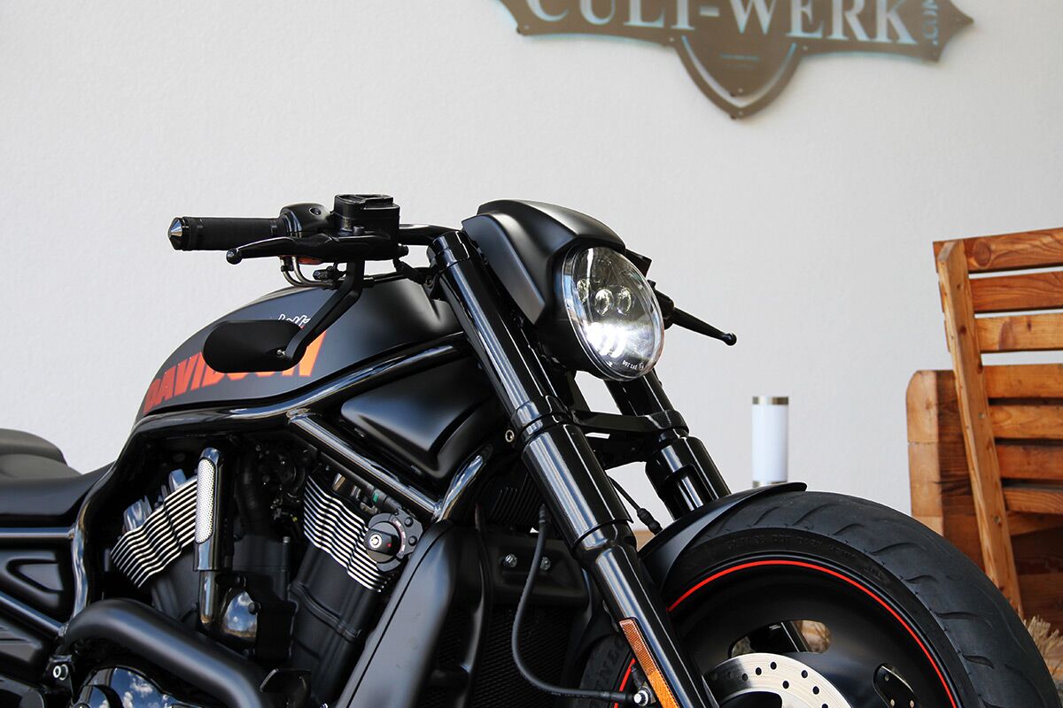 CULT WERK HEADLIGHT MASK VROD RAW HD-ROD082