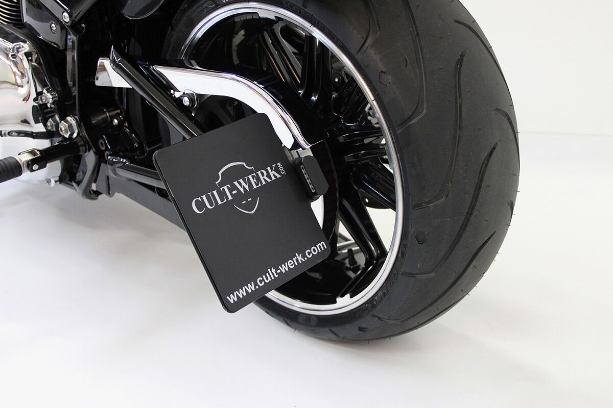 CULT WERK LICENSE PLATE CH BRKOUT HD-BRO038-CH