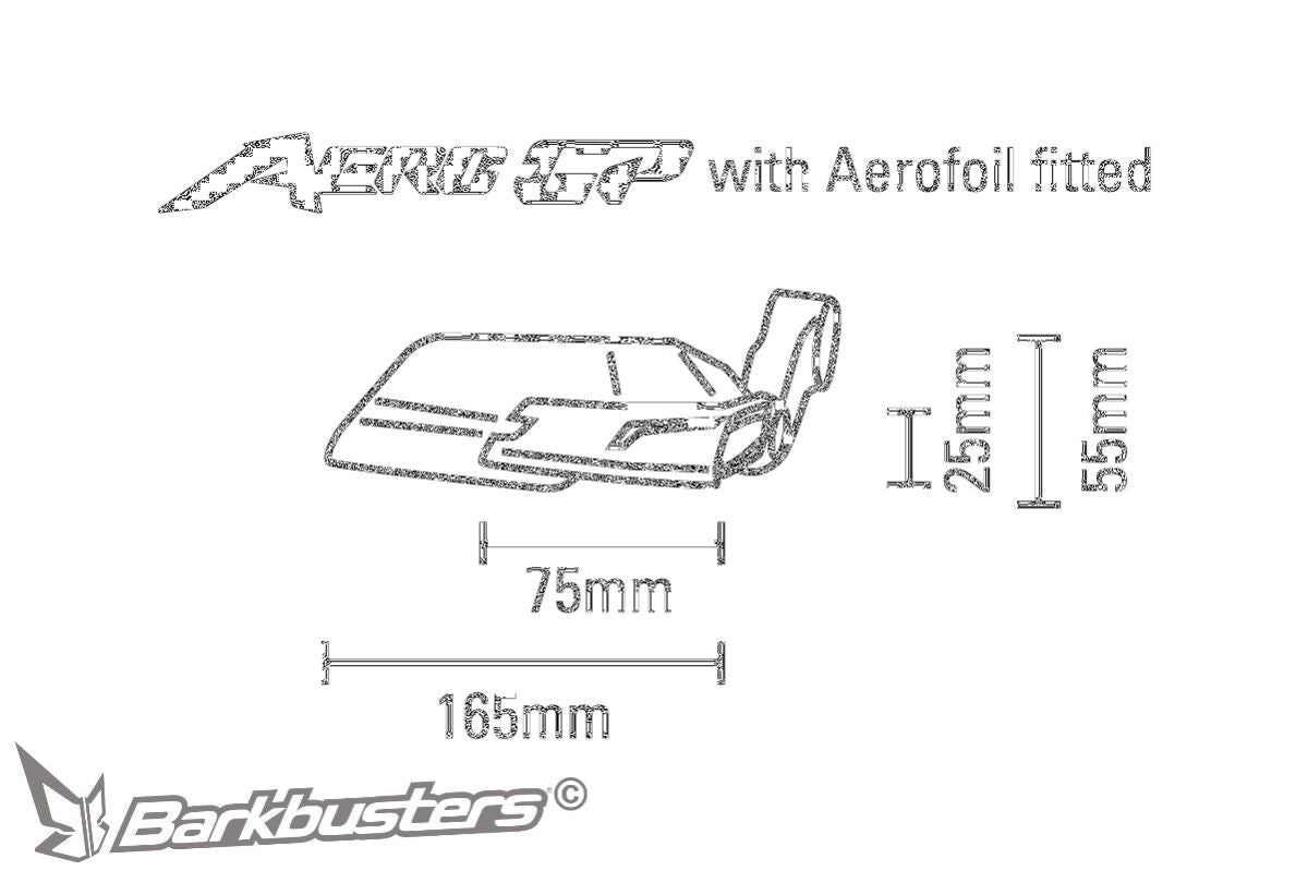 BARKBUSTERS LEVER GUARD AERO-GP BK. AGP-001-BK
