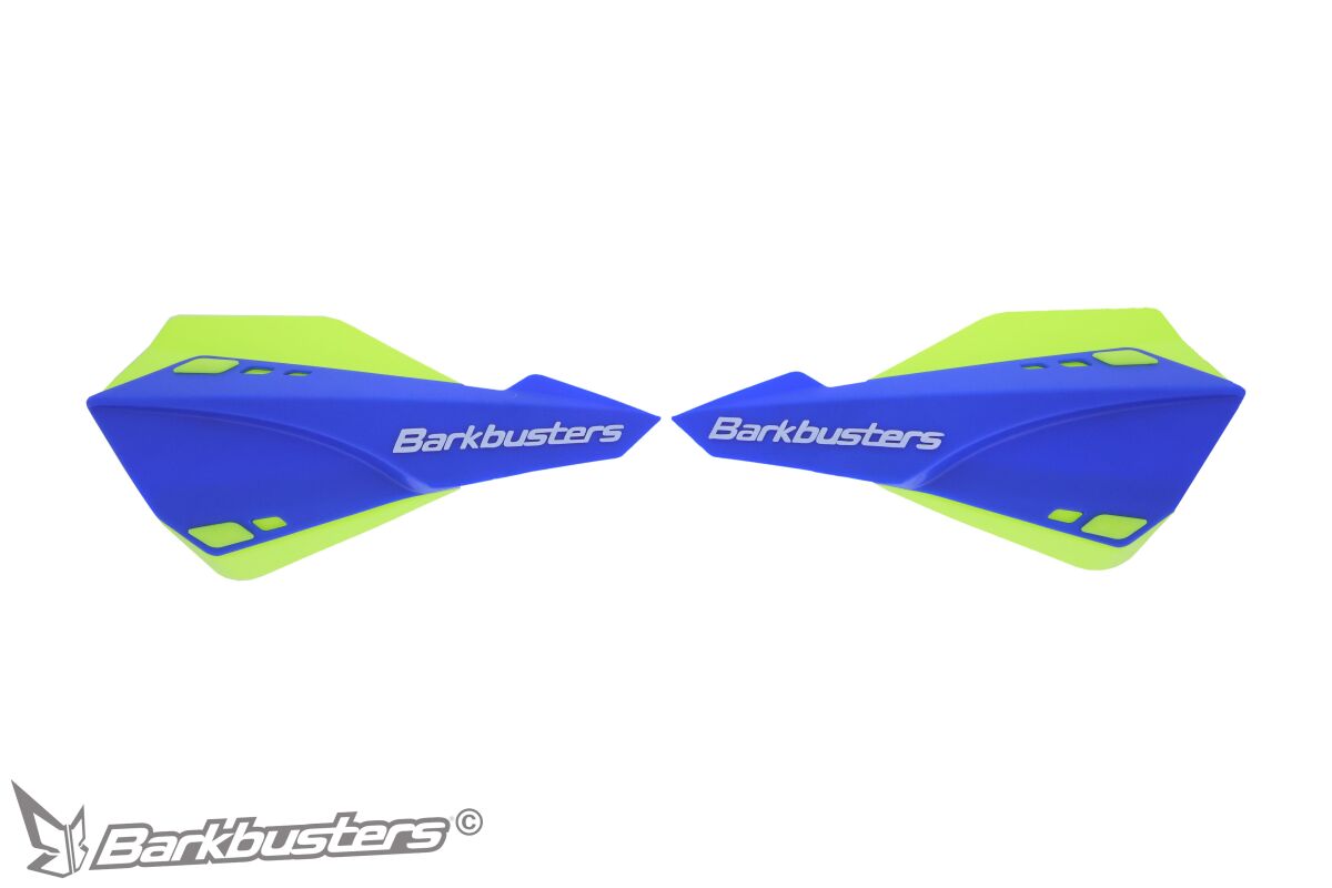BARKBUSTERS HANDGUARD SABRE MX BL W/ YL HI SAB-1BU-YH
