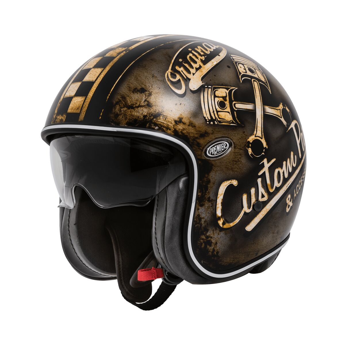 PREMIER HELMETS HELMET VINTAGE OP 9BM SM APJETVI6FIBOP9000S