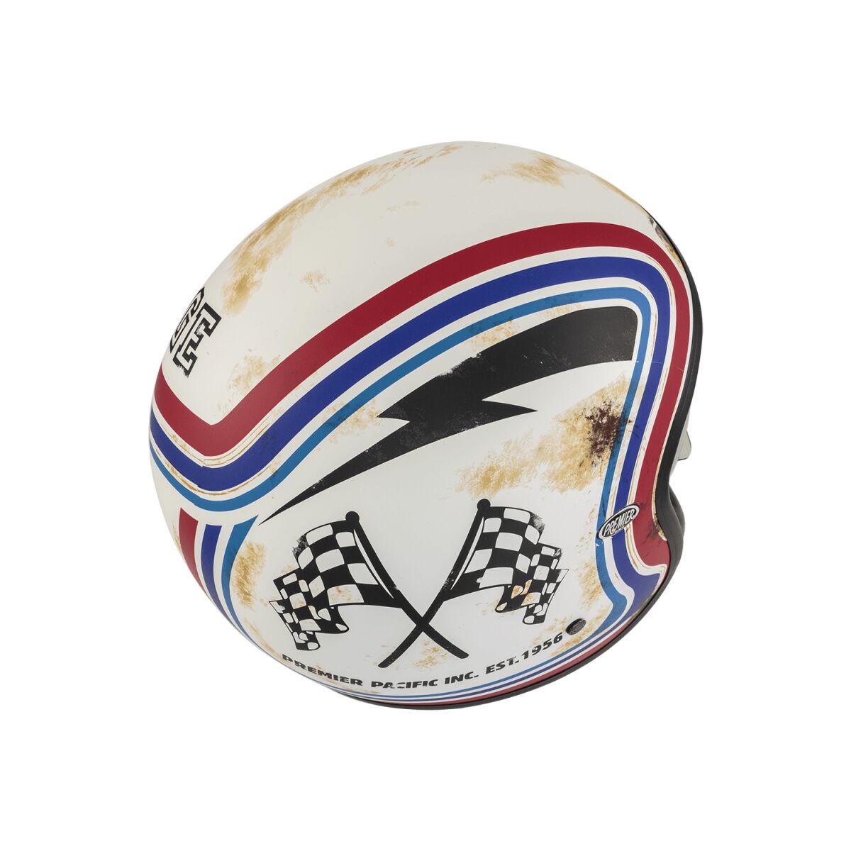 PREMIER HELMETS HELMET VINTAGE BTR 12BM 2X APJETVI6FIBB120XXL
