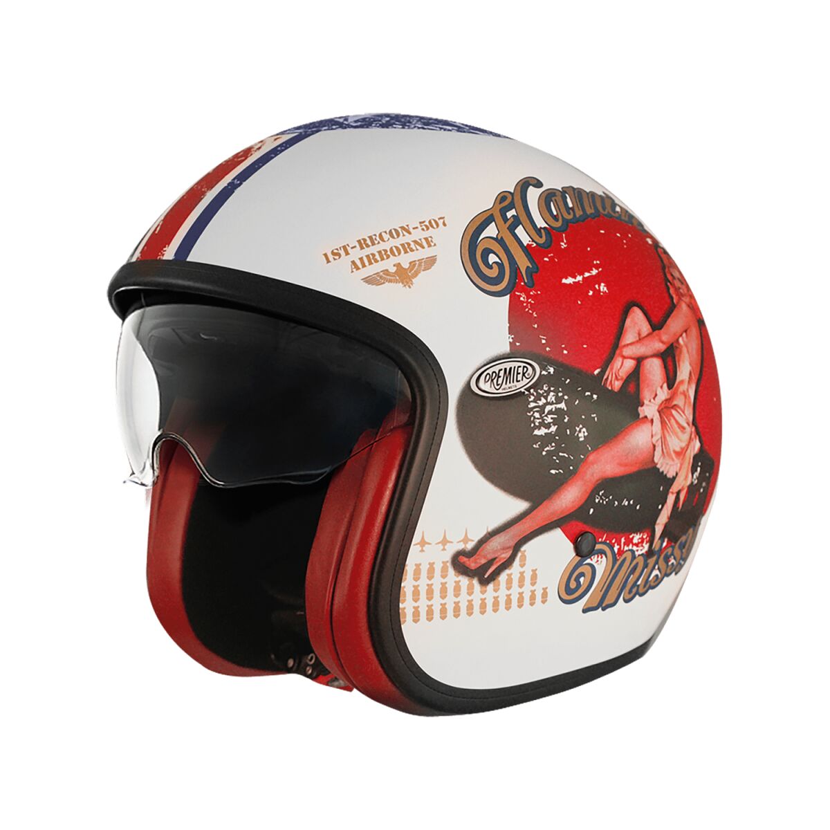 PREMIER HELMETS HELMET VINTAGE PU 8BM 2X APJETVI6FIBUP80XXL