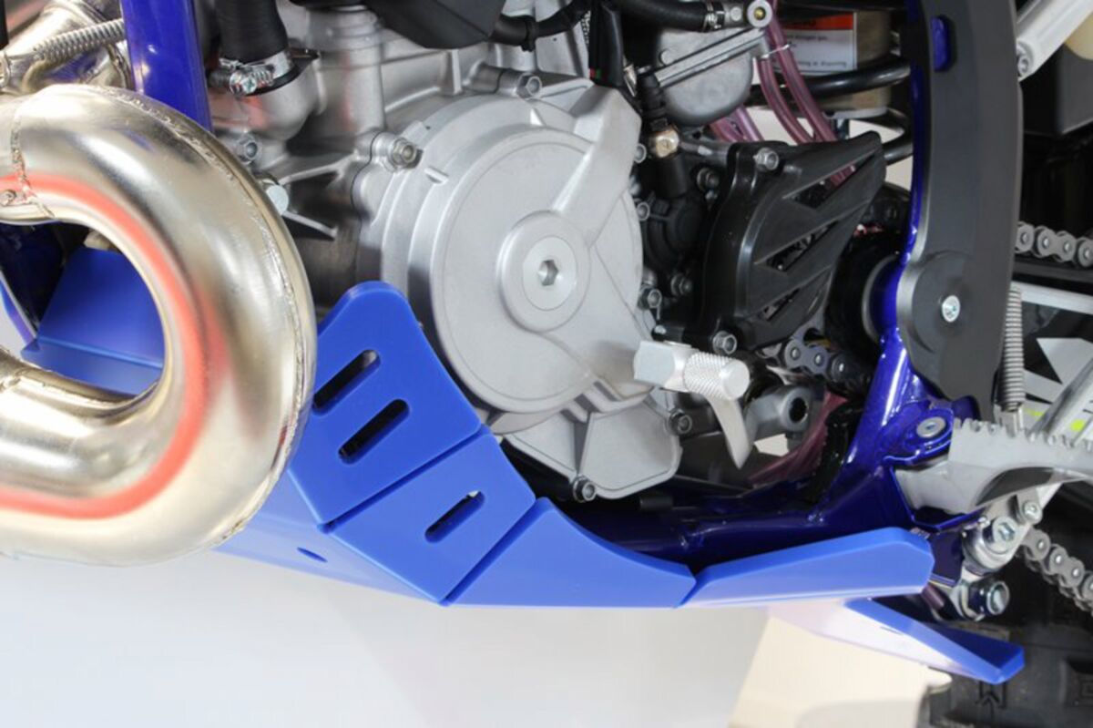 AXP Racing Xtrem Skid Plate - Blue - Sherco AX1434