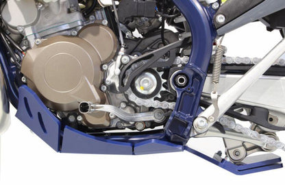 AXP Racing XTR SKIDPLATE 8MM HUS TE250-300 BLUE AX1571