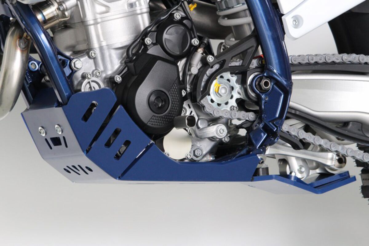 AXP Racing XTR SKIDPLATE 8MM HUS 250-350 FC-FX BLUE AX1663