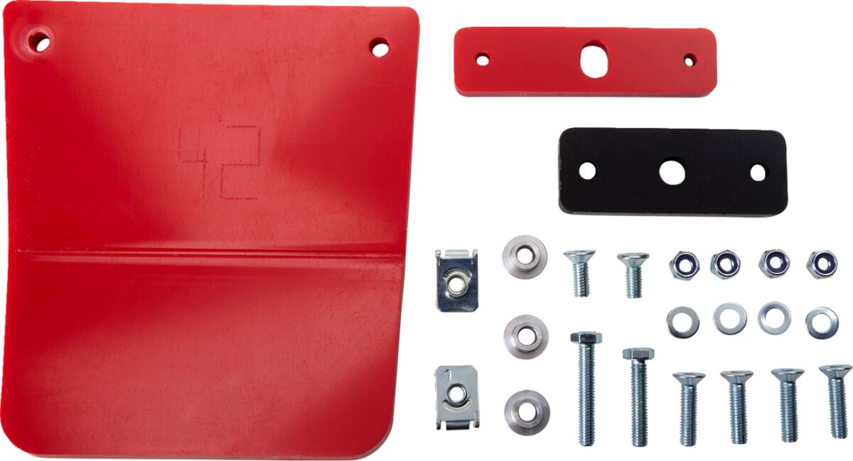 AXP Racing XTR SKIDPLATE 8MM BETA 250-300XTRAINER RED AX1682