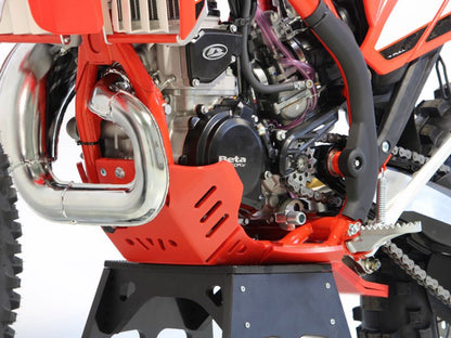 AXP Racing XTR SKIDPLATE 8MM BETA 250-300XTRAINER RED AX1682
