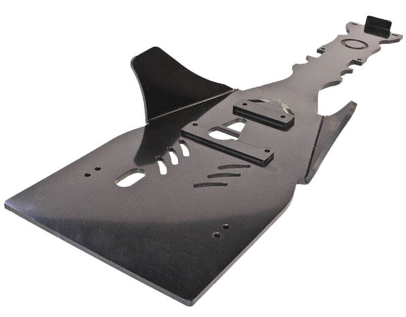 AXP Racing CENTRAL SKID PLATE YFZ450R BK/BL AX1070