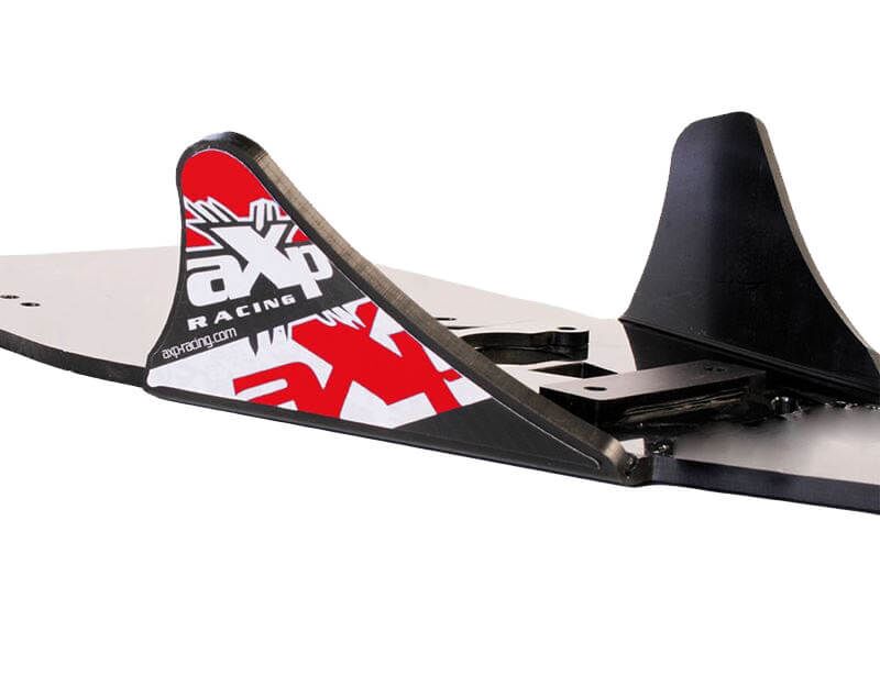 AXP Racing CENTRAL SKID PLATE YFZ450R BK/RD AX1076
