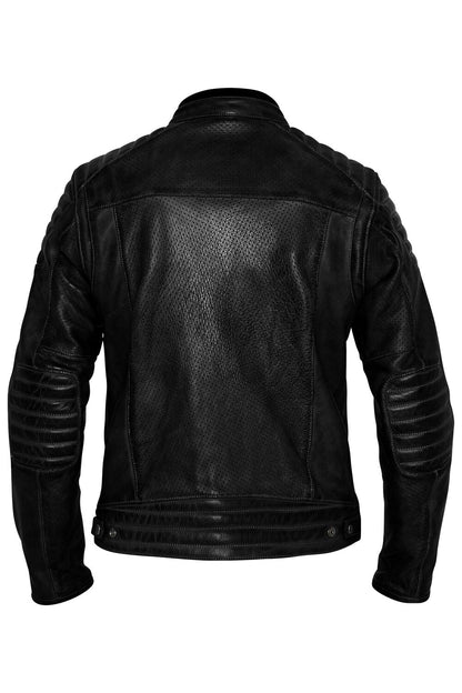 JOHN DOE JACKET STORM LEATHER BLACK SM JLE6003-S