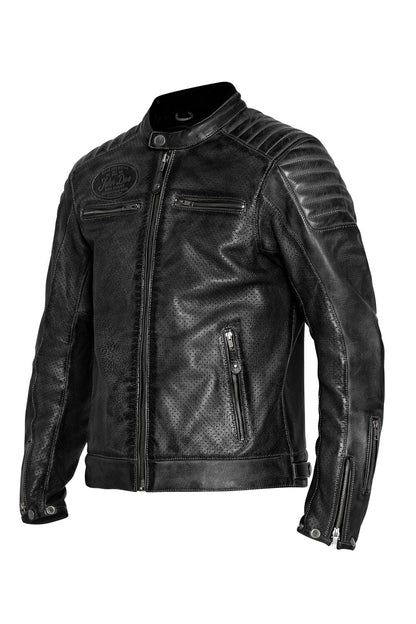 JOHN DOE JACKET STORM LEATHER BLACK MD JLE6003-M