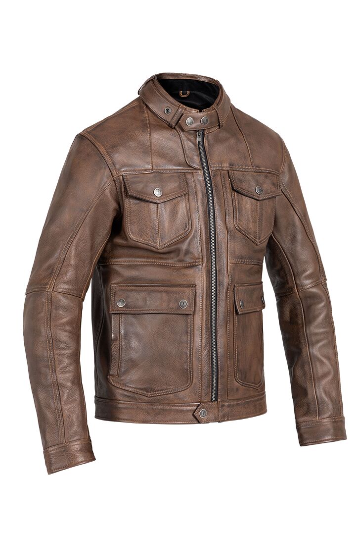 JOHN DOE JACKET DRIFTER LEATHER BROWN L JLE6021-L