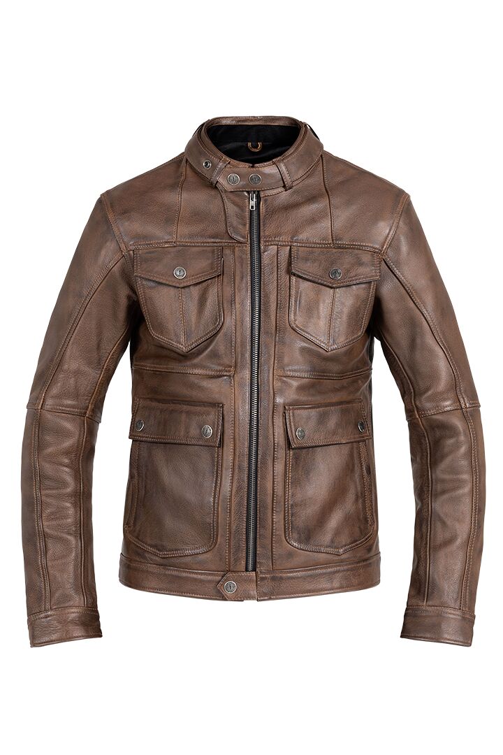 JOHN DOE JACKET DRIFTER LEATHER BROWN 2 JLE6021-2XL