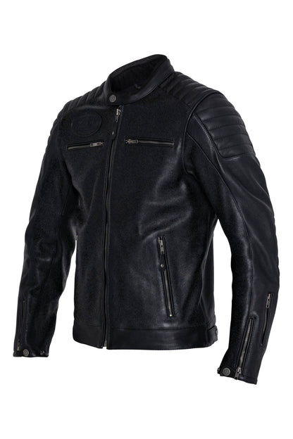 JOHN DOE JACKET DEXTER LEATHER BLACK SM JLE6004-S