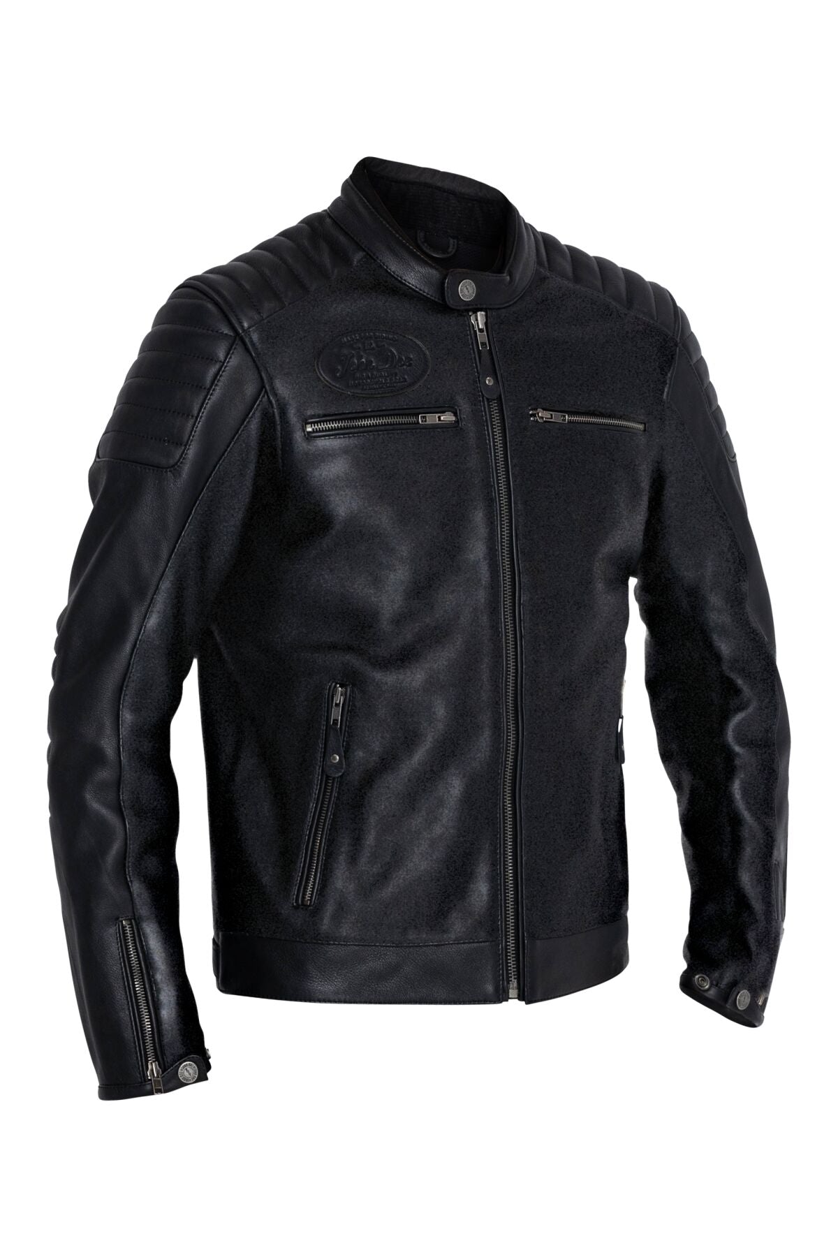 JOHN DOE JACKET DEXTER LEATHER BLACK MD JLE6004-M