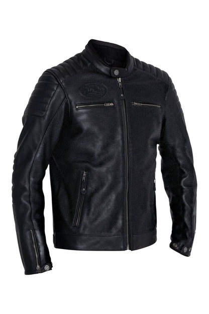 JOHN DOE JACKET DEXTER LEATHER BLACK MD JLE6004-M