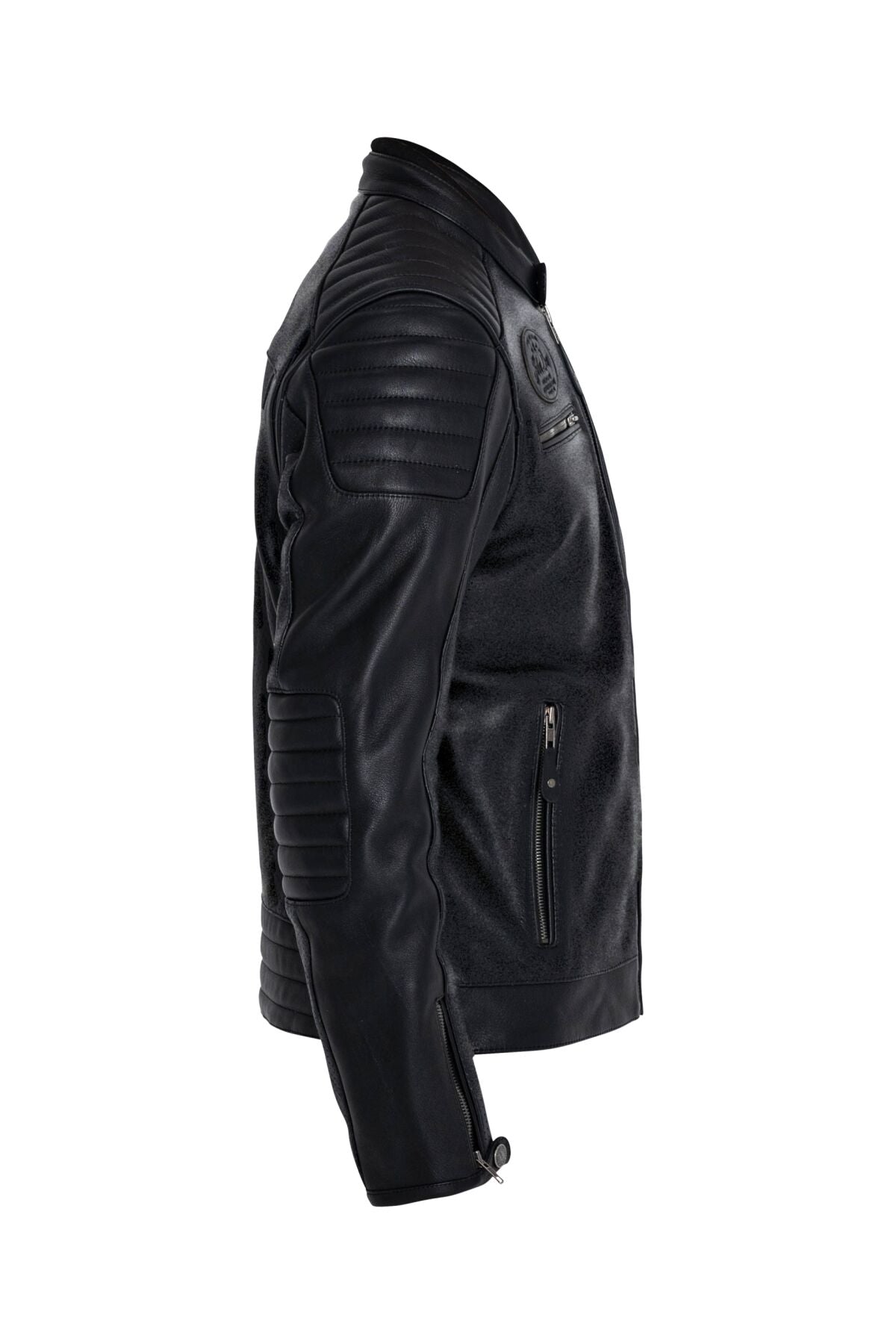 JOHN DOE JACKET DEXTER LEATHER BLACK MD JLE6004-M