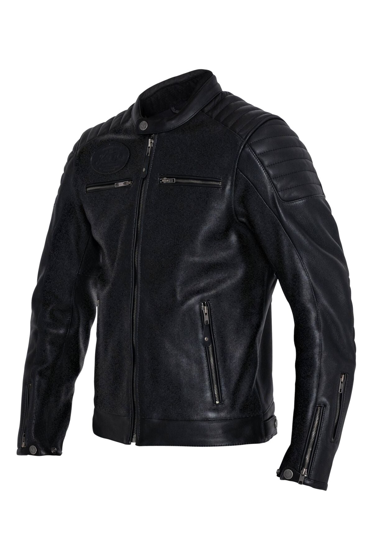 JOHN DOE JACKET DEXTER LEATHER BLACK LG JLE6004-L