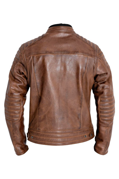 JOHN DOE JACKET DEXTER LEATHER BROWN SM JLE6005-S