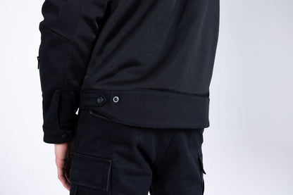 JOHN DOE JACKET AERO MESH BLACK LG J8001-L