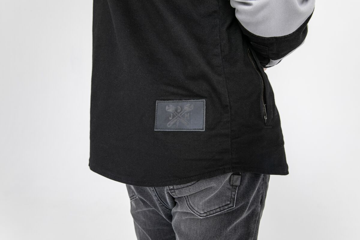 JOHN DOE MOTOSHIRT PRISON BLACK/WHITE 2 JDL5016-2XL