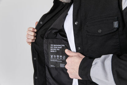 JOHN DOE MOTOSHIRT PRISON BLACK/WHITE 3 JDL5016-3XL