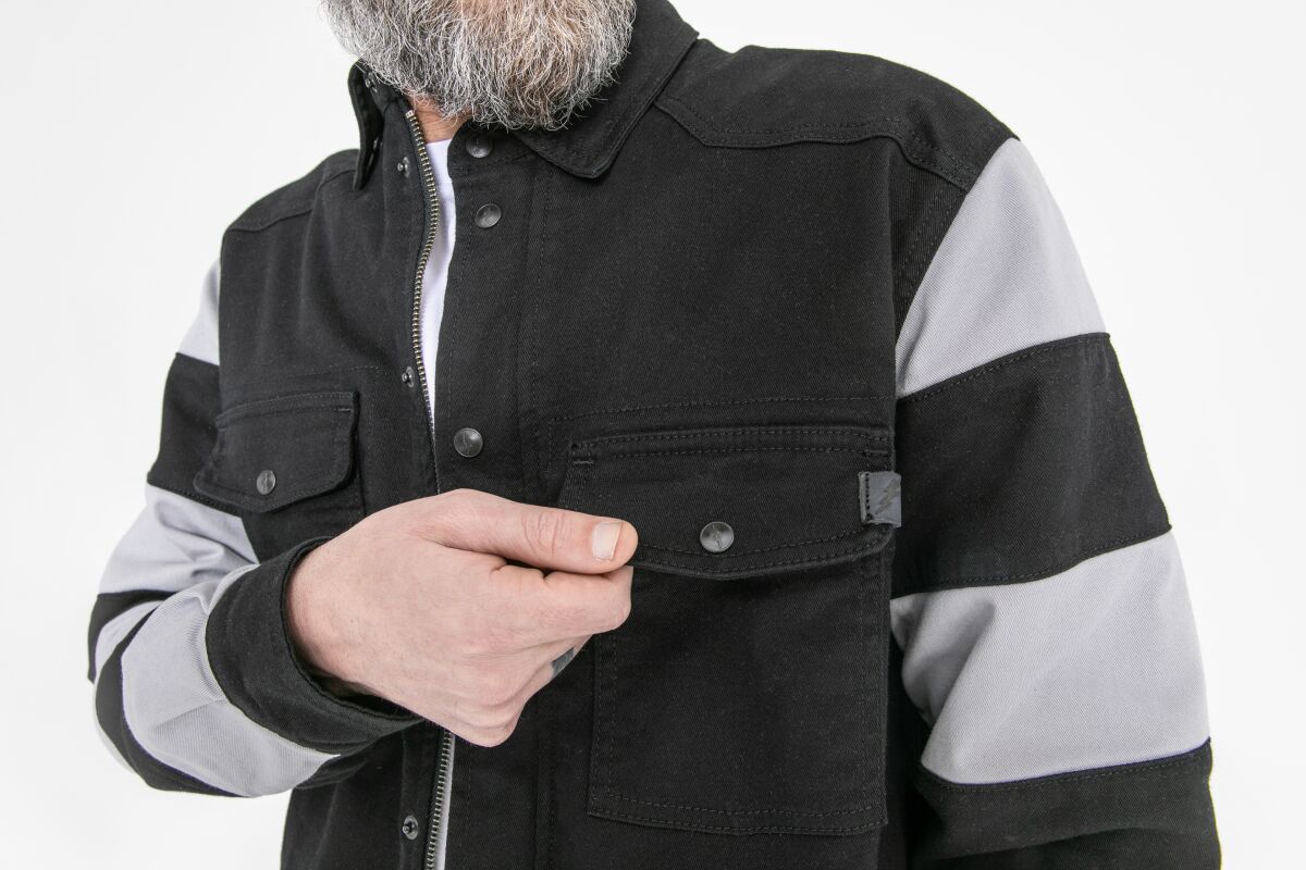 JOHN DOE MOTOSHIRT PRISON BLACK/WHITE 3 JDL5016-3XL