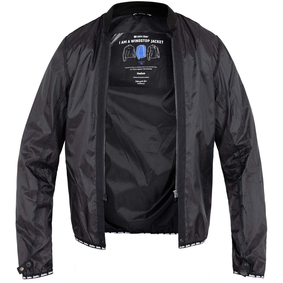 JOHN DOE INNER JACKET AERO MESH BLACK S IJ8001-S