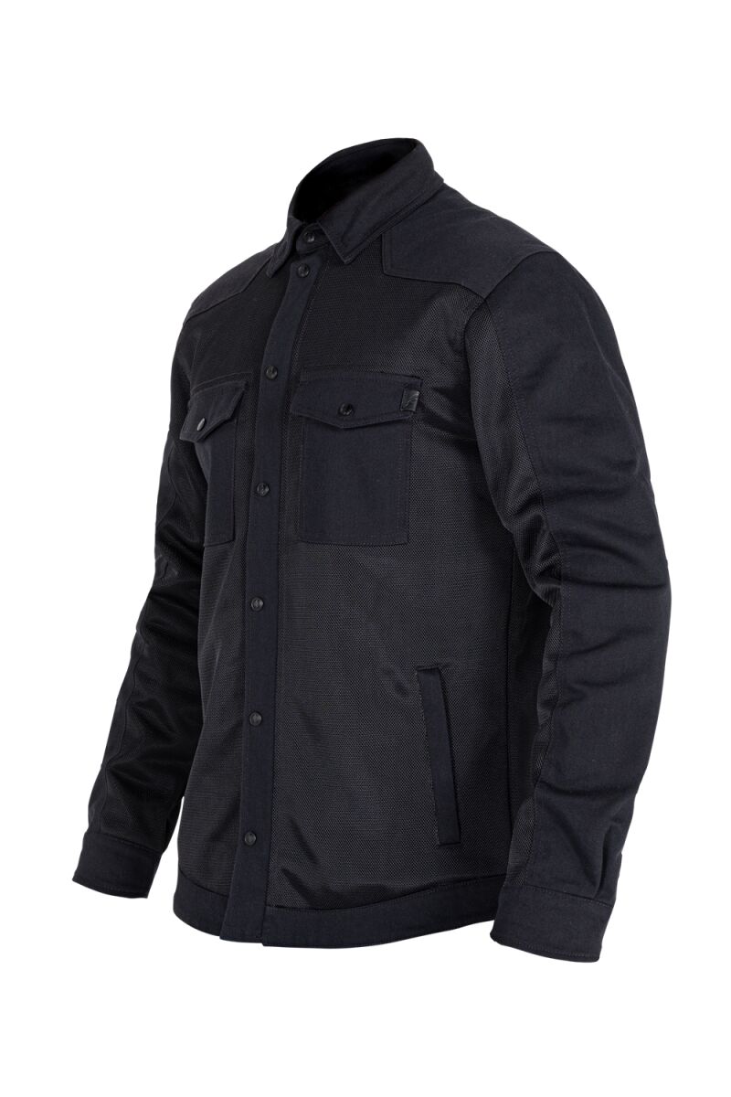 JOHN DOE MOTOSHIRT AERO MESH BLACK SM JDL5022-S