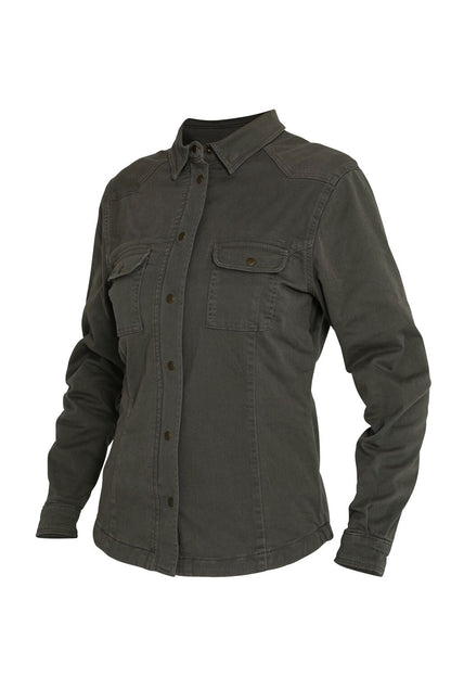 JOHN DOE MOTOSHIRT 4W OLIVE LG JDL8003-L