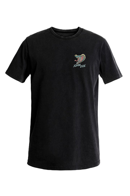 JOHN DOE TEE SNAKE II BLACK MD JDS7115-M