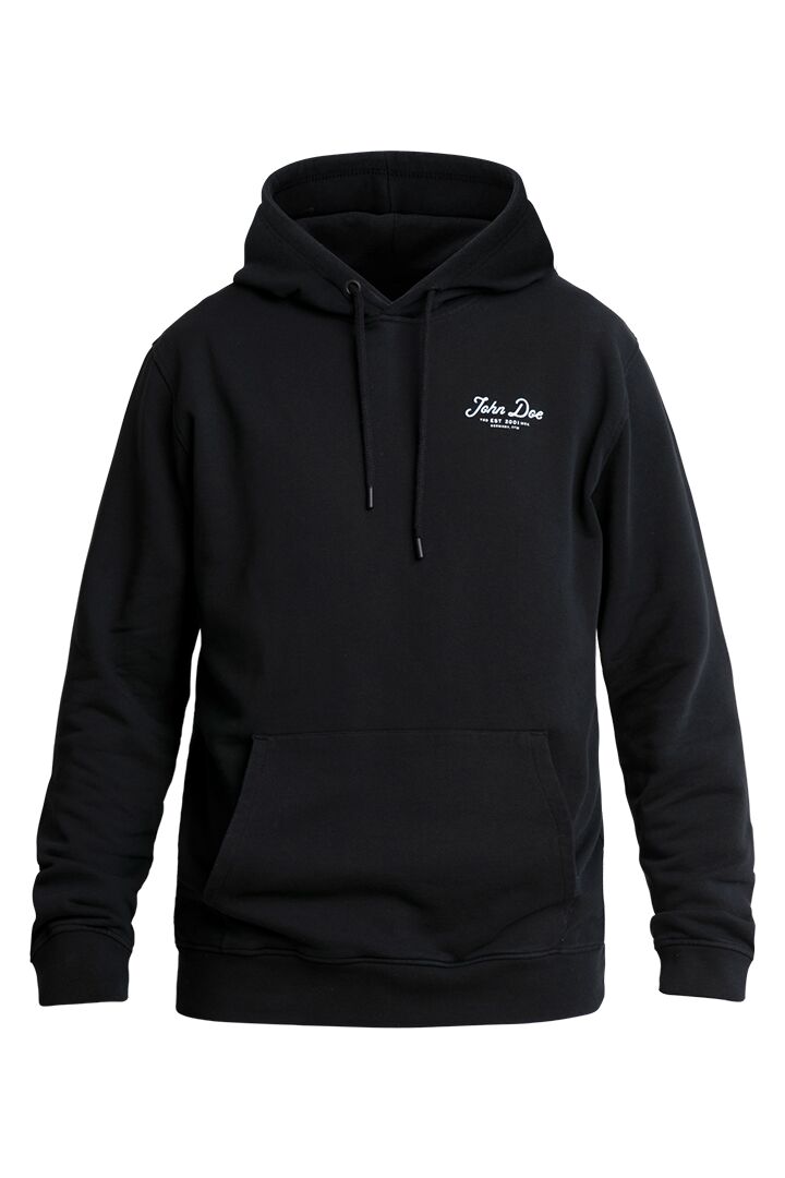 JOHN DOE HOODIE JD LETTERING BLACK 3XL JDH5005-3XL