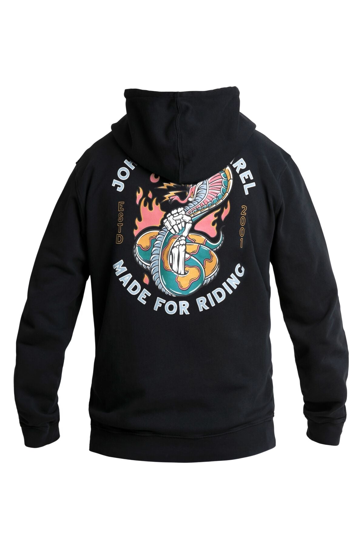 JOHN DOE HOODIE SNAKE II BLACK XL JDH5010-XL
