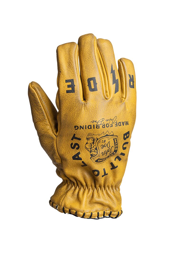 JOHN DOE GLOVE COYOTE LEATHER YELLOW/BL JDG7043-S