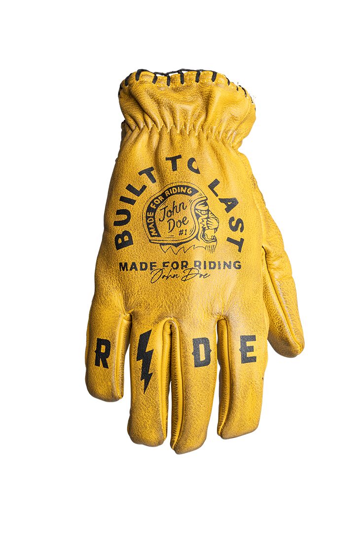 JOHN DOE GLOVE COYOTE LEATHER YELLOW/BL JDG7043-S