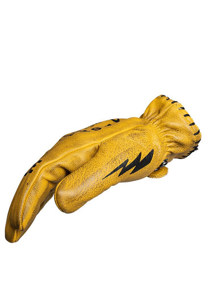 JOHN DOE GLOVE COYOTE LEATHER YELLOW/BL JDG7043-L