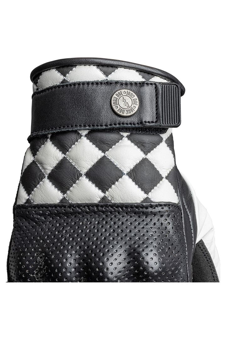 JOHN DOE GLOVE TRACKER RACE LEATHER WHI JDG7003-2XL