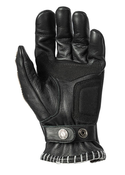 JOHN DOE GLOVE SKELETOR LEATHER BLACK/W JDG7040-L
