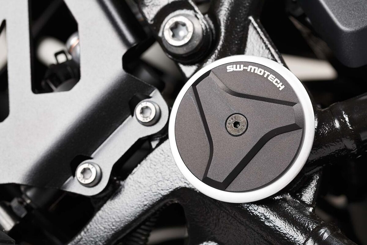 SW-MOTECH FRAME CAP SET BLACK BMW R1200GS, R1200/1250RT, R1250GS RAD.07.737.10100/B