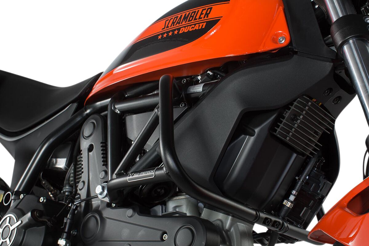 SW-MOTECH CRASH BAR BLACK Ducati Scrambler models. SBL.22.577.10001/B