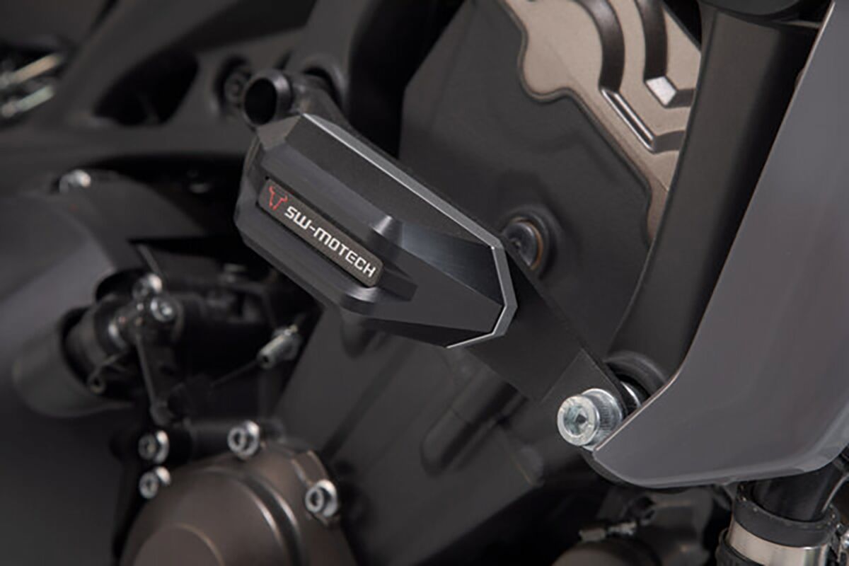 SW-MOTECH FRAME SLIDER SET BLACK Yamaha MT-09/Tracer, XSR900/Abarth. STP.06.590.10900/B