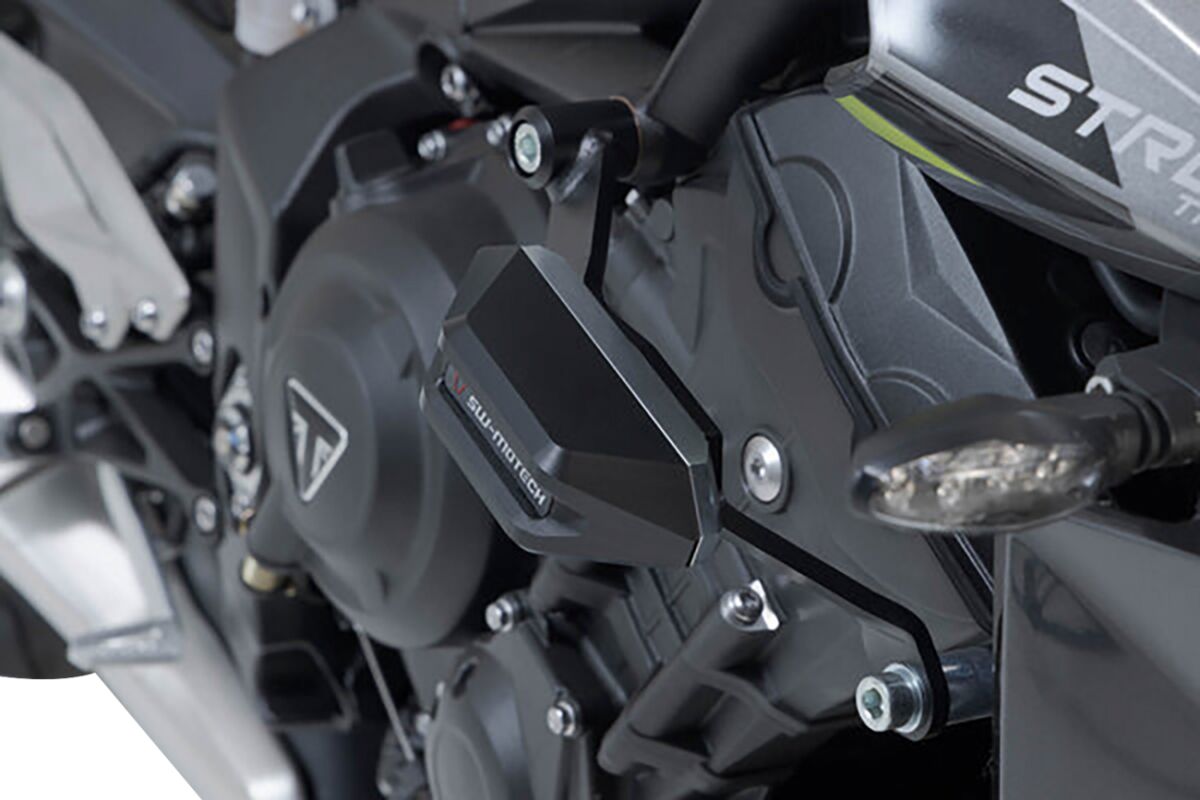 SW-MOTECH FRAME SLIDER SET BLACK Triumph Street Triple / Rx STP.11.590.10400/B