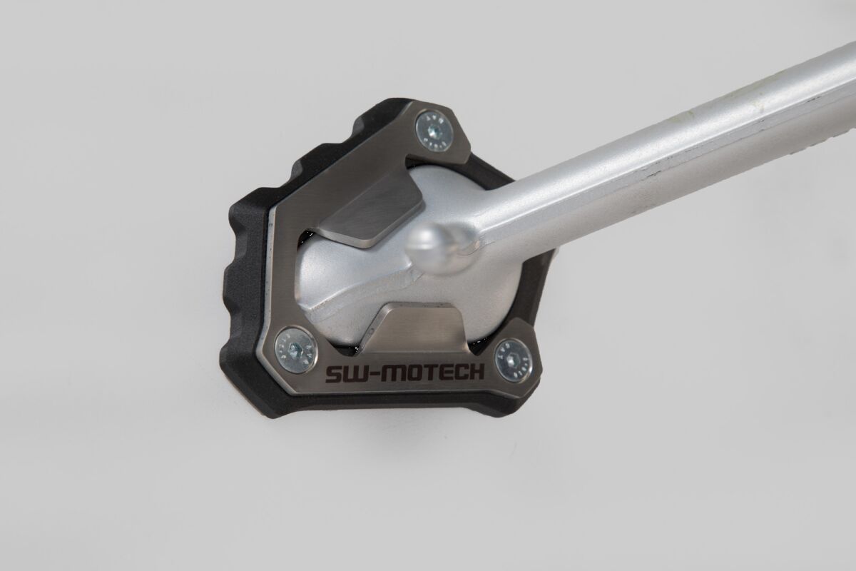 SW-MOTECH SIDESTAND FOOT EXTENSION BLACK/SLIVER Triumph Scrambler1200 XC / XE STS.11.929.10000