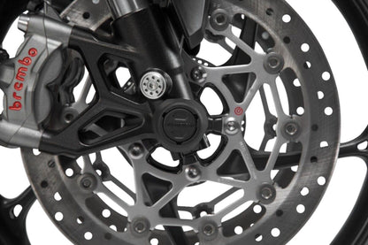SW-MOTECH FRONT AXLE SLIDER SET BLACK BMW S 1000 R / RR / XR STP.07.176.10301/B
