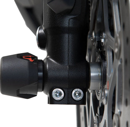 SW-MOTECH FRONT AXLE SLIDER SET BLACK BMW S 1000 R / RR / XR STP.07.176.10301/B