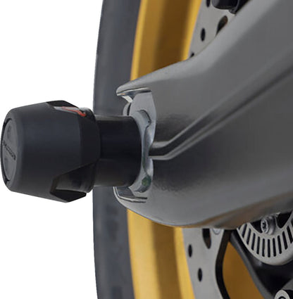 SW-MOTECH REAR AXLE SLIDER SET BLACK BMW S1000 R, F750 GS, F850 GS / Adv, F900 R / XR STP.07.176.10901/B
