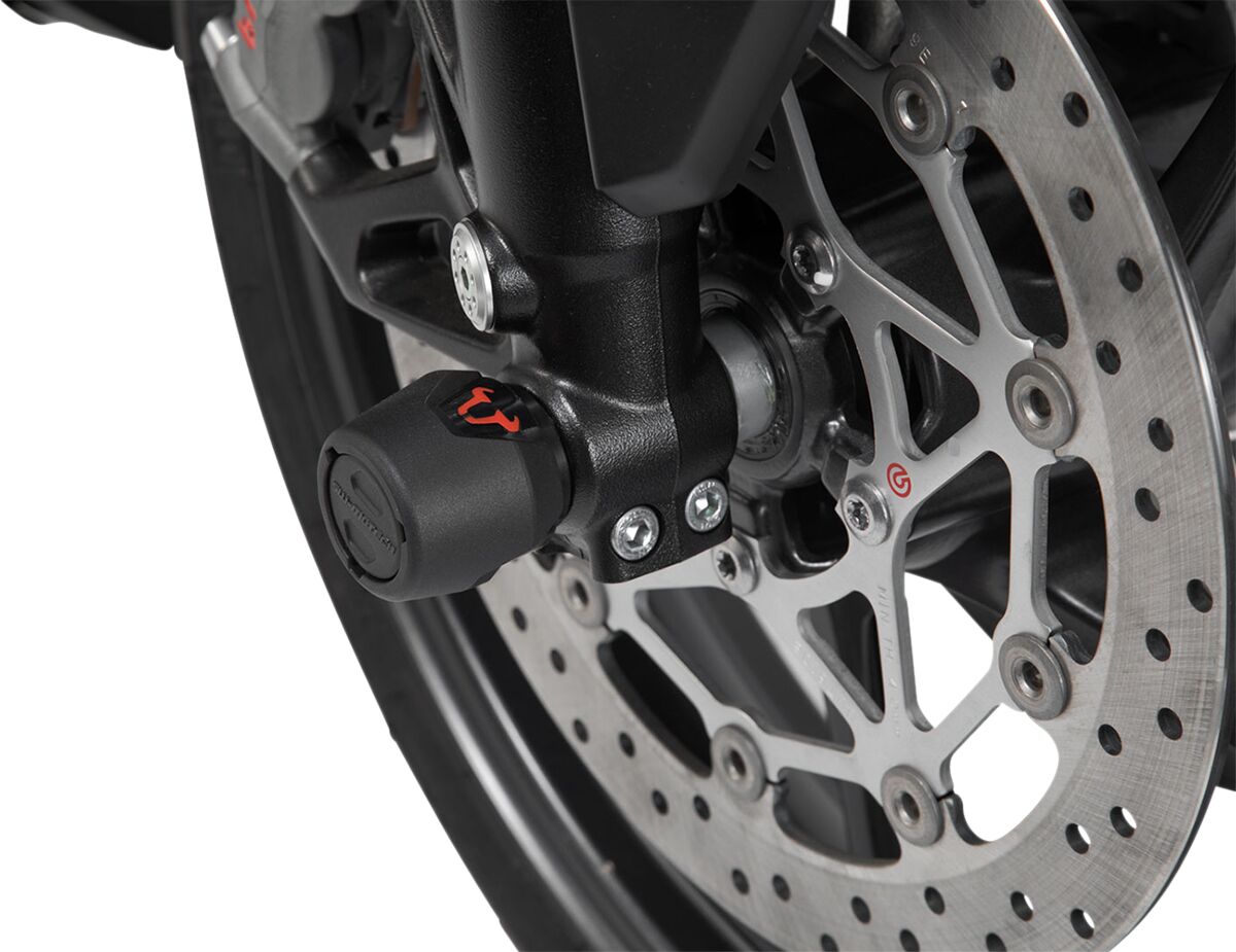 SW-MOTECH FRONT AXLE SLIDER SET BLACK Kawasaki Z900 STP.08.176.10901/B